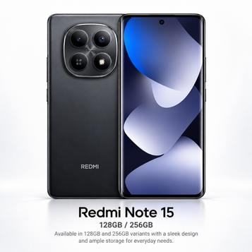 Redmi Note 15 – 256GB – New, Box Packed
