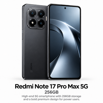 Redmi Note 17 Pro Max 5G – 256GB – New, Box Packed