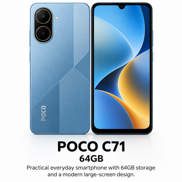 POCO C71 – 64GB – New, Box Packed