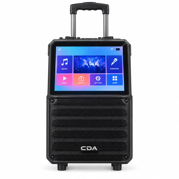 Portable Bluetooth Trolley Speaker with LED Display