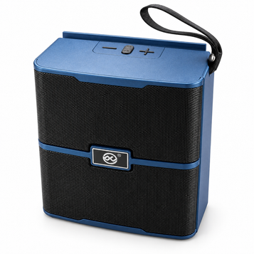 DV-1033 Portable Bluetooth Speaker with Phone Holder – Blue