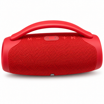 Booms Box 3 Mini Portable Bluetooth Speaker – Red
