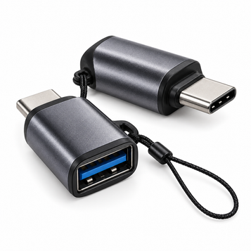 TD-LTE TD-A059 Type-C OTG Adapter on white background