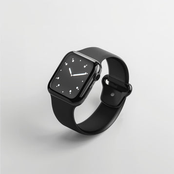 Black Watch with Silicone Strap