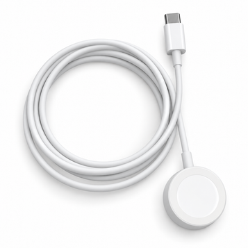 TD-LTE Magnetic Fast Charger to USB-C Cable — 1m on a clean white background
