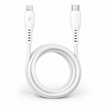 USB-C to Lightning Charging & Data Cable – 1m, 27W — white-background product photo