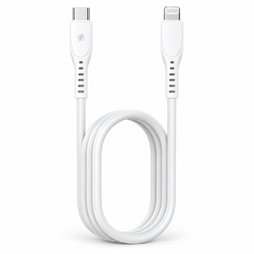 USB-C to Lightning Charging & Data Cable – 2m, 27W — white-background product photo