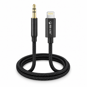 TD-LTE TD-A026 Lightning to 3.5mm AUX Adapter — white-background product photo