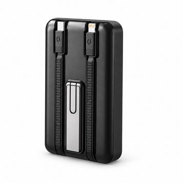 TD-LTE 10,000mAh Power Bank with Phone Holder – 22.5W — white-background product photo