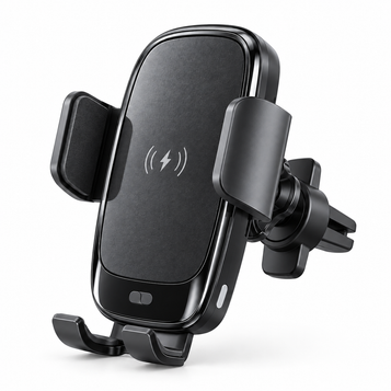 TD-LTE TD-CW03 Car Phone Holder with Wireless Charging — white-background product photo